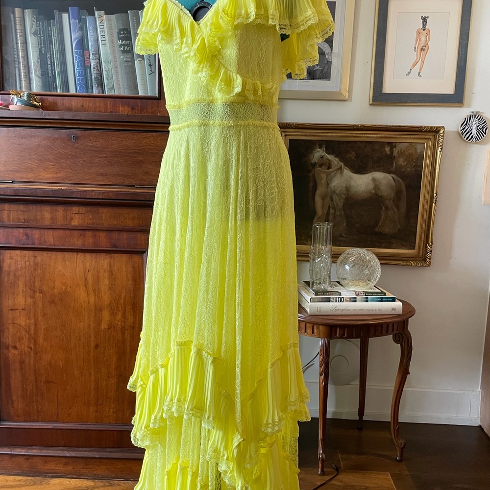 ALICE + OLIVIA Harper Maxi dress sz 10 NWT - Picture 5 of 5